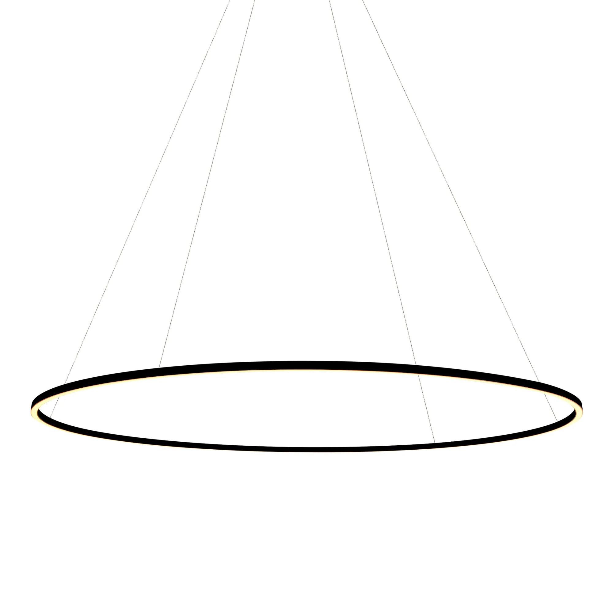 VONN Tania VMC34960BL 60" Integrated LED ETL Certified Ring Chandelier, Height Adjustable Pendant in Black - Image 7