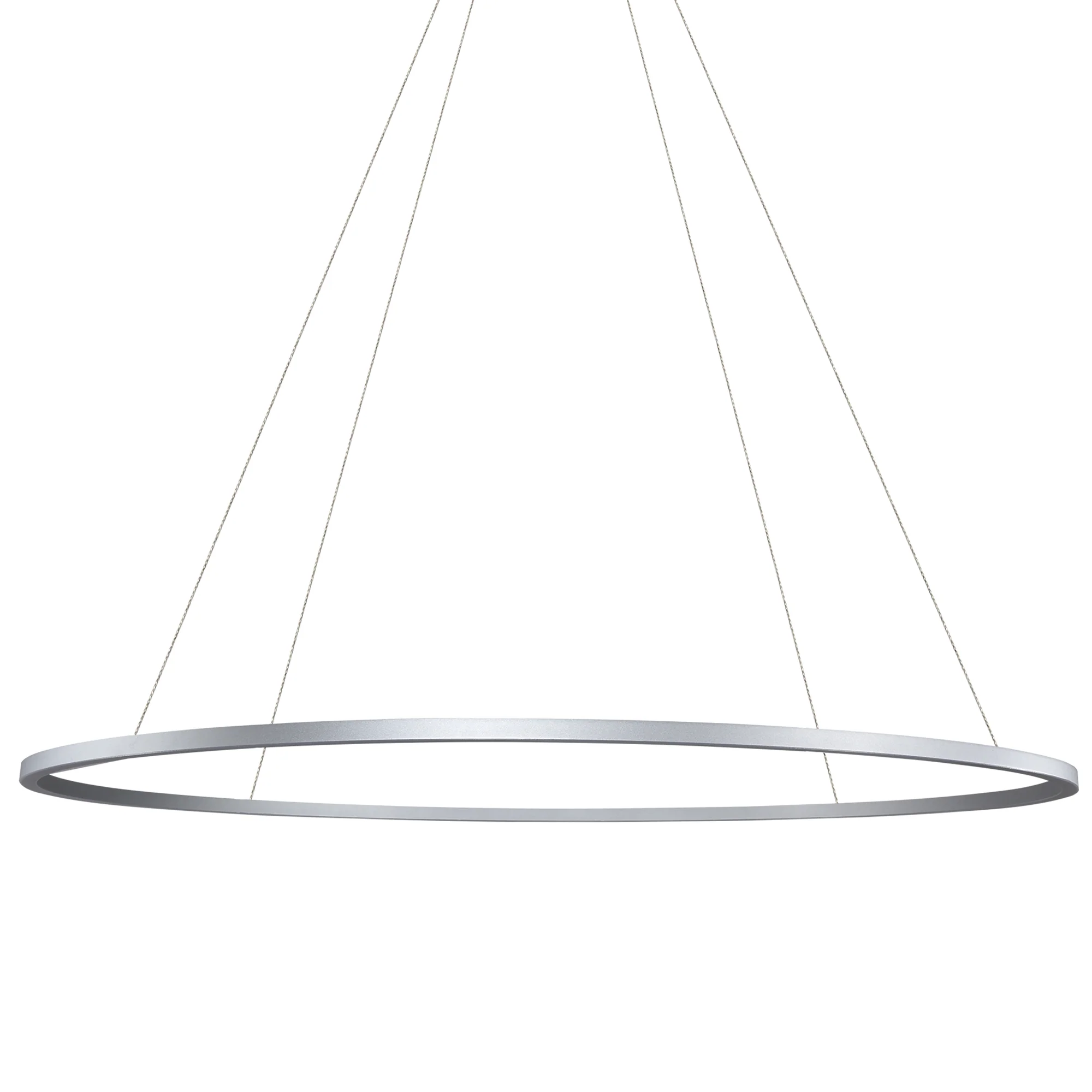 VONN Tania VMC34972AL 72" Integrated LED ETL Certified Ring Chandelier, Height Adjustable Pendant in Silver - Image 8