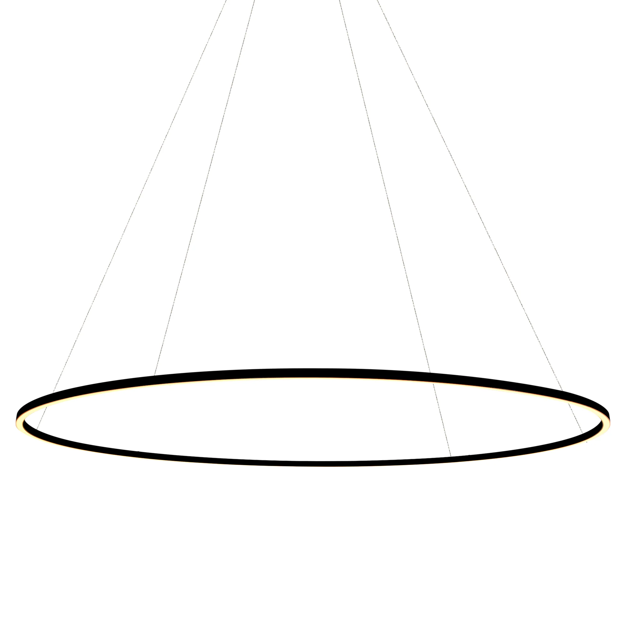VONN Tania VMC34972BL 72" Integrated LED ETL Certified Ring Chandelier, Height Adjustable Pendant in Black - Image 7