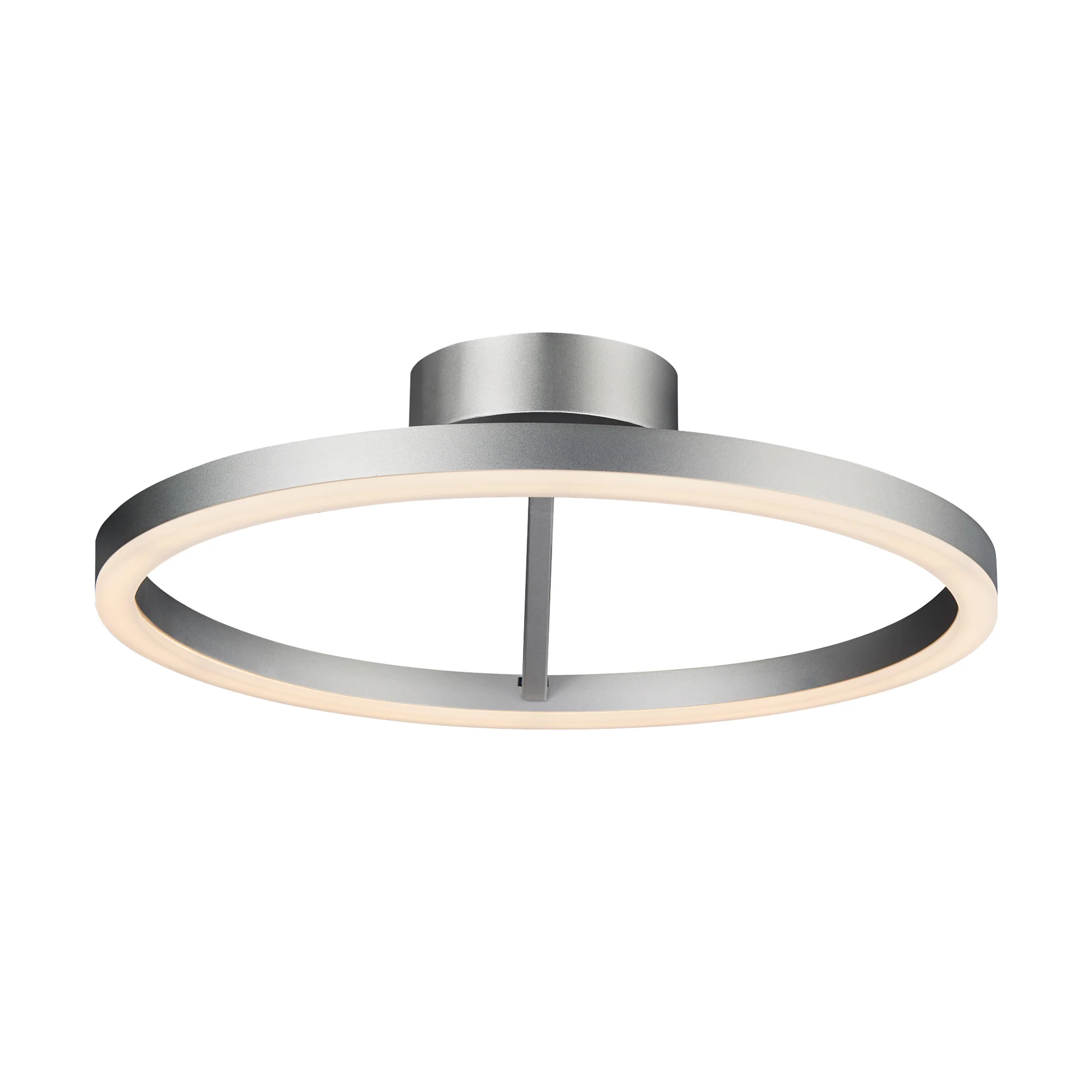 VONN Zuben VMCF41300AL 20" Integrated LED ETL Certified Ceiling Lighting Circular Semi Flush in Silver - Image 7