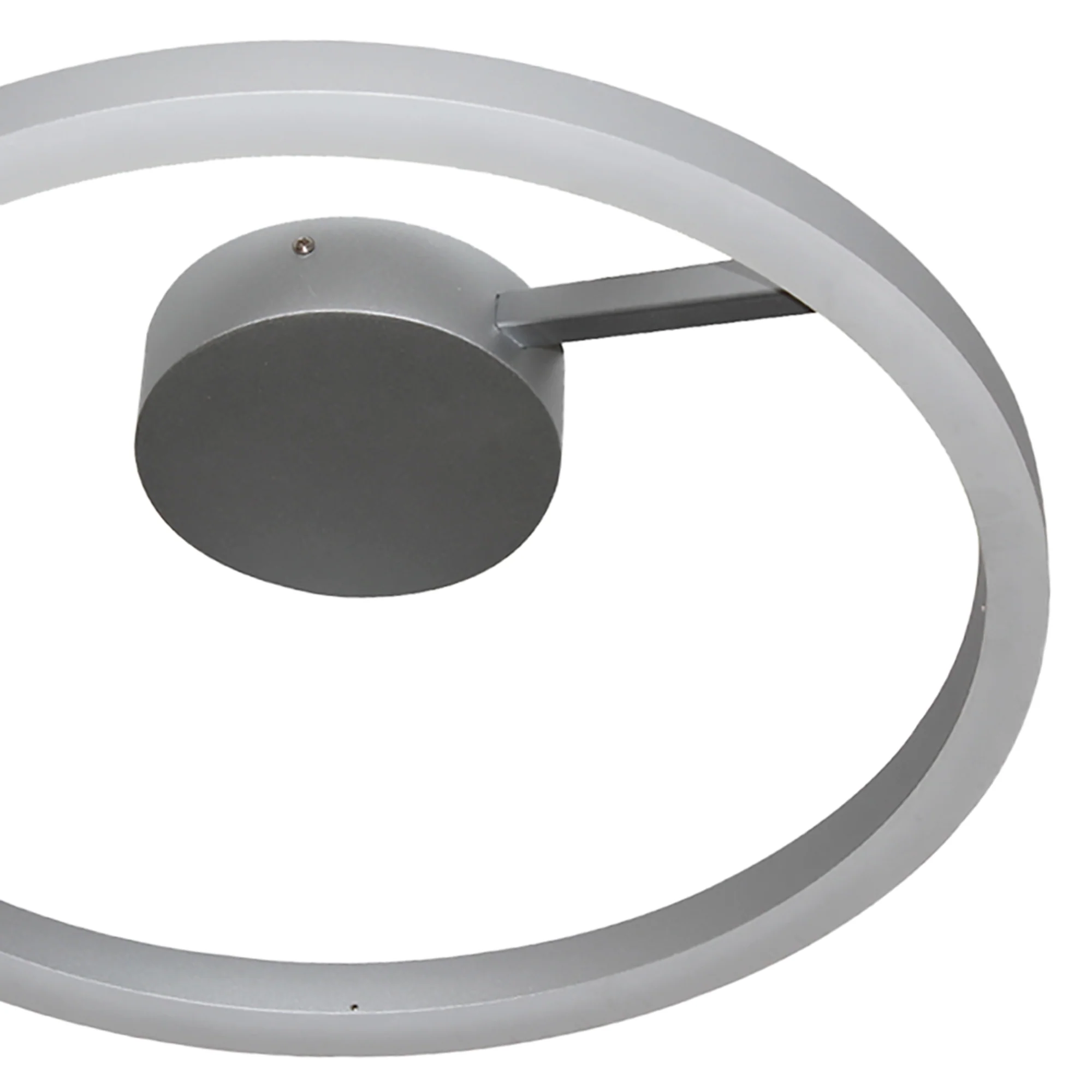 VONN Zuben VMCF41300AL 20" Integrated LED ETL Certified Ceiling Lighting Circular Semi Flush in Silver - Image 8