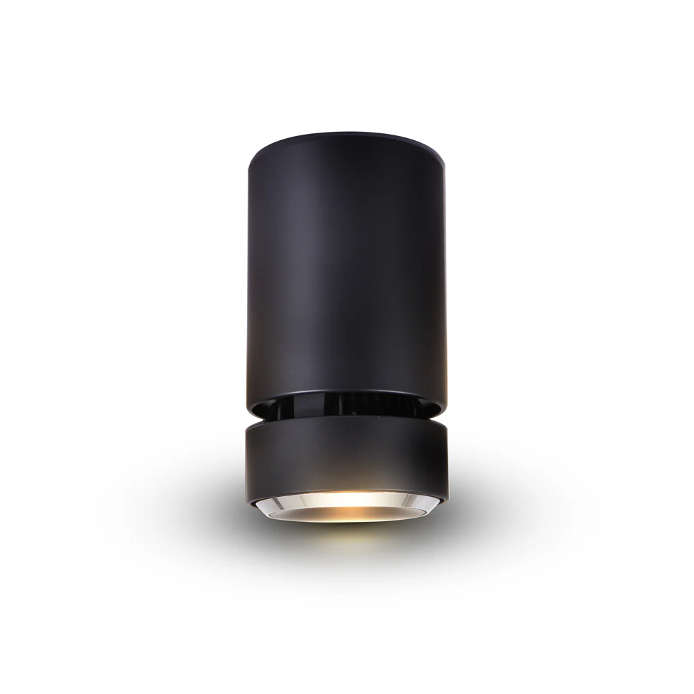 VONN ORBIT VMCL000701A020BL 4.25" 1 LIGHT 100-277V LED SURFACE MOUNTED ADJUSTABLE DOWNLIGHT, ETL COMMERCIAL GRADE, Black - Image 2