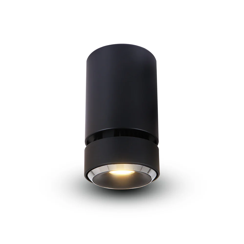 VONN ORBIT VMCL000701A020BL 4.25" 1 LIGHT 100-277V LED SURFACE MOUNTED ADJUSTABLE DOWNLIGHT, ETL COMMERCIAL GRADE, Black - Image 3