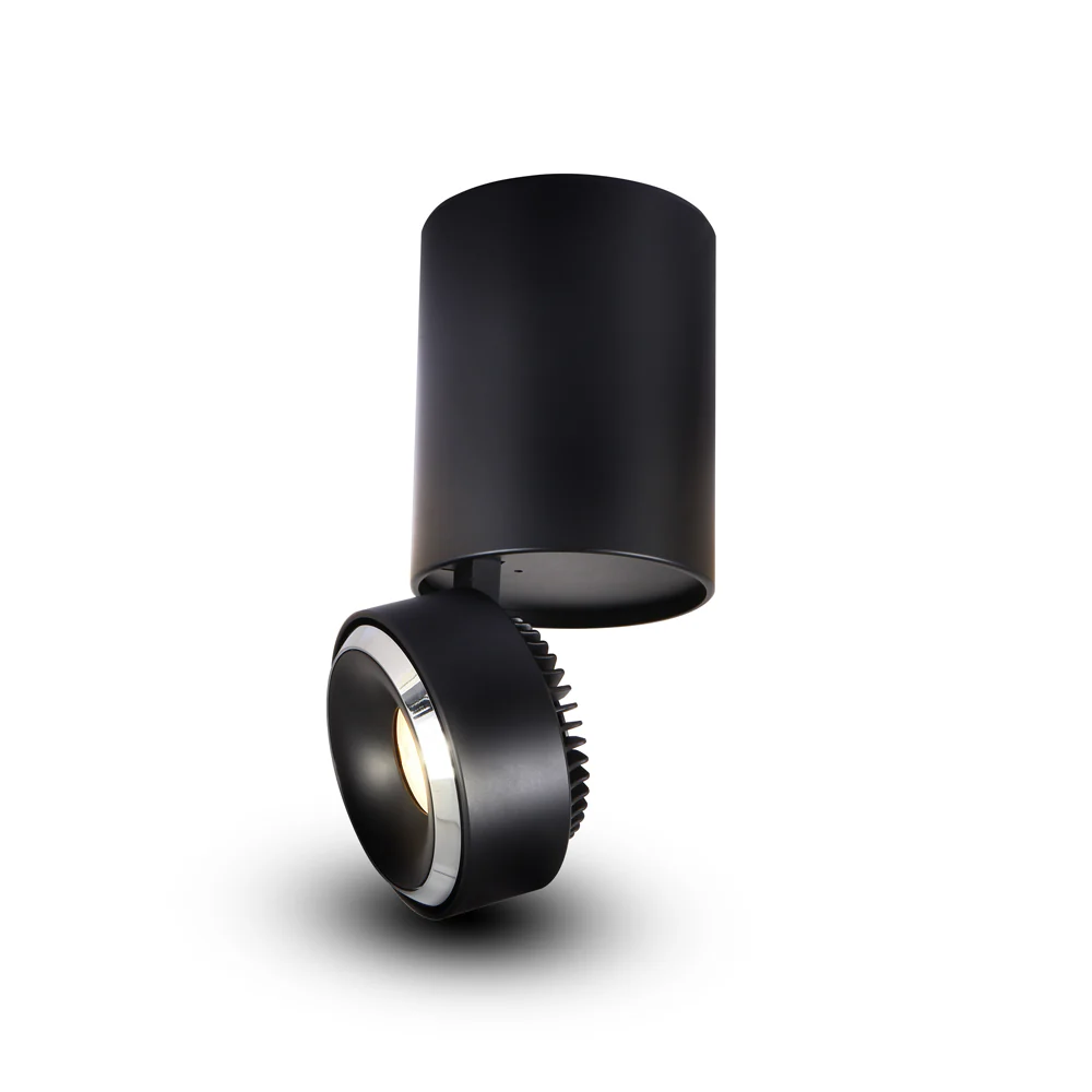 VONN ORBIT VMCL000701A020BL 4.25" 1 LIGHT 100-277V LED SURFACE MOUNTED ADJUSTABLE DOWNLIGHT, ETL COMMERCIAL GRADE, Black - Image 7