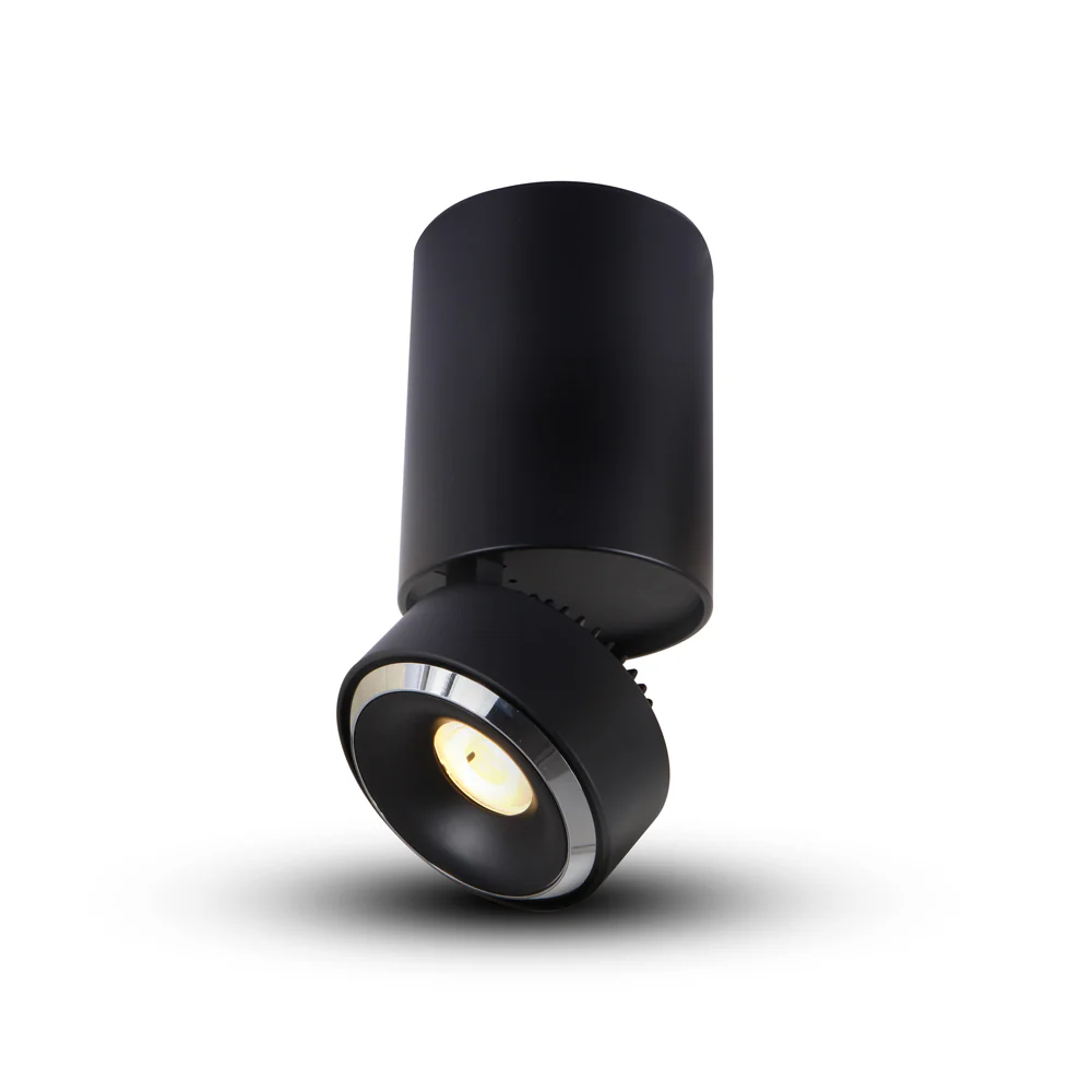 VONN ORBIT VMCL000701A020BL 4.25" 1 LIGHT 100-277V LED SURFACE MOUNTED ADJUSTABLE DOWNLIGHT, ETL COMMERCIAL GRADE, Black - Image 8