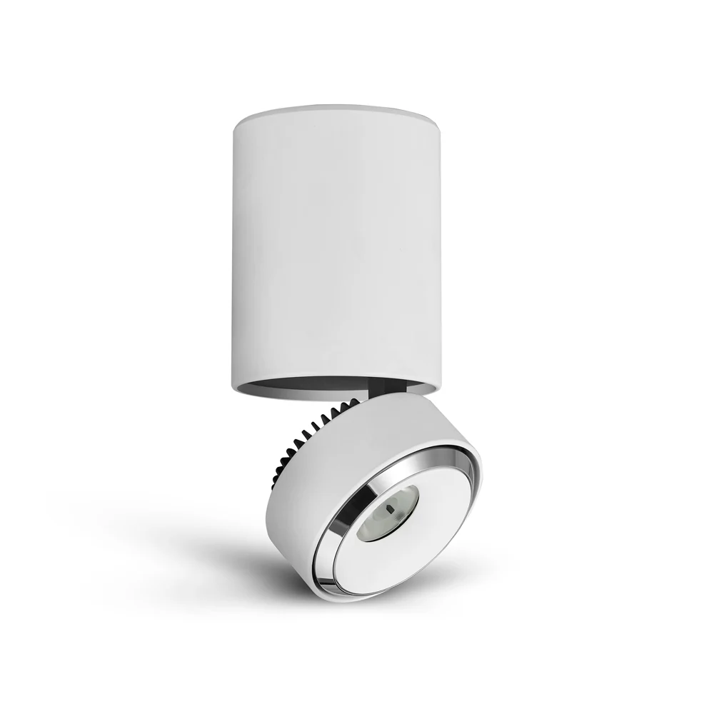 VONN ORBIT VMCL000701A020WH 4.25" 1 LIGHT 100-277V LED SURFACE MOUNTED ADJUSTABLE DOWNLIGHT, ETL COMMERCIAL GRADE, White - Image 3