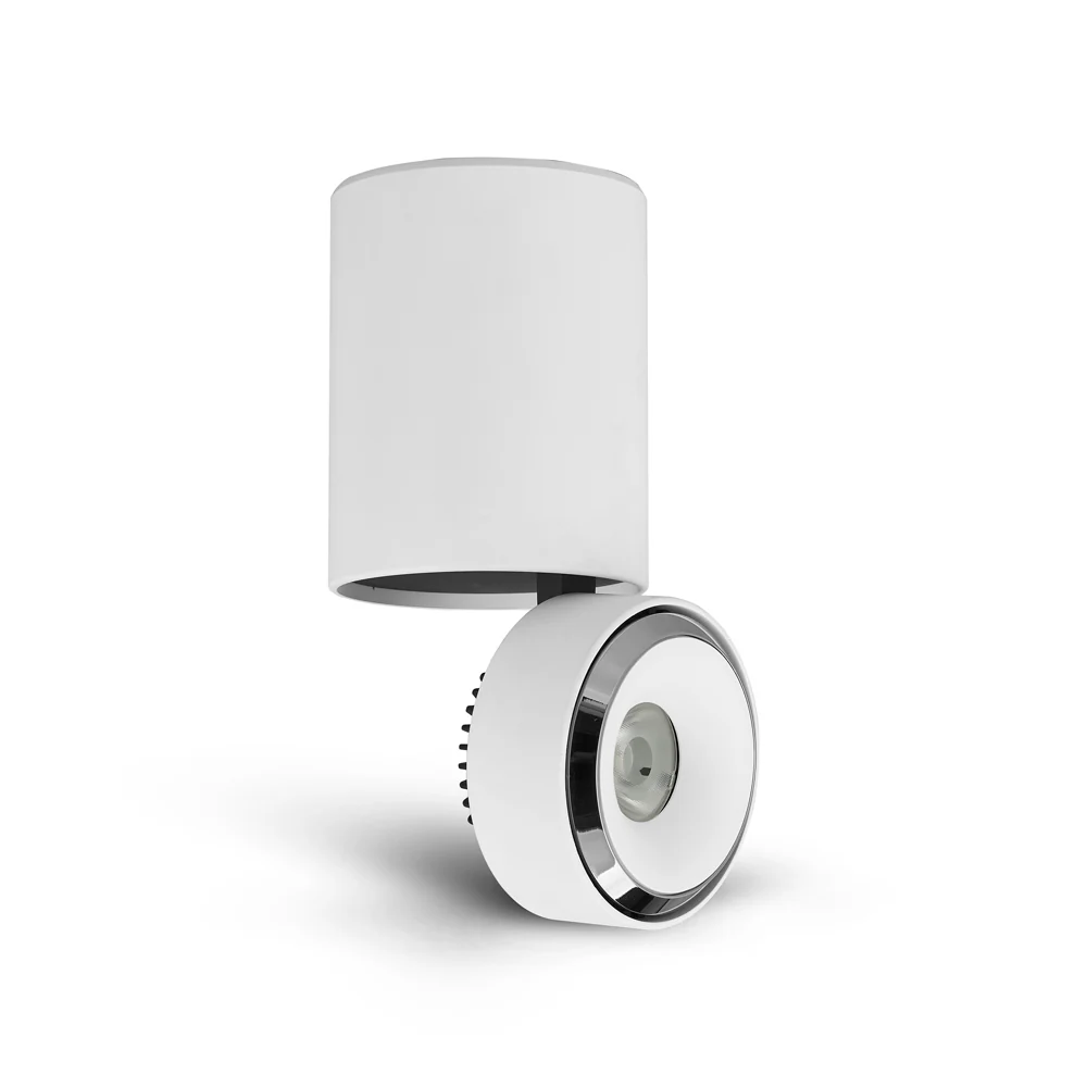 VONN ORBIT VMCL000701A020WH 4.25" 1 LIGHT 100-277V LED SURFACE MOUNTED ADJUSTABLE DOWNLIGHT, ETL COMMERCIAL GRADE, White - Image 7