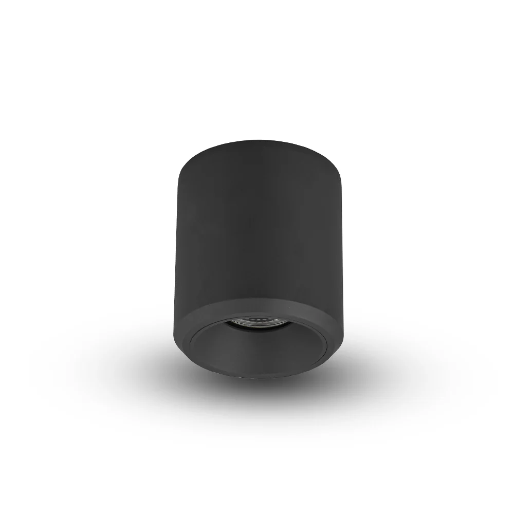 VONN NODE VMCL001901C020BL 4.25" 1 LIGHT ROUND 100-277V LED SURFACE MOUNTED DOWNLIGHT, ETL CERT, COMMERCIAL GRADE, Black