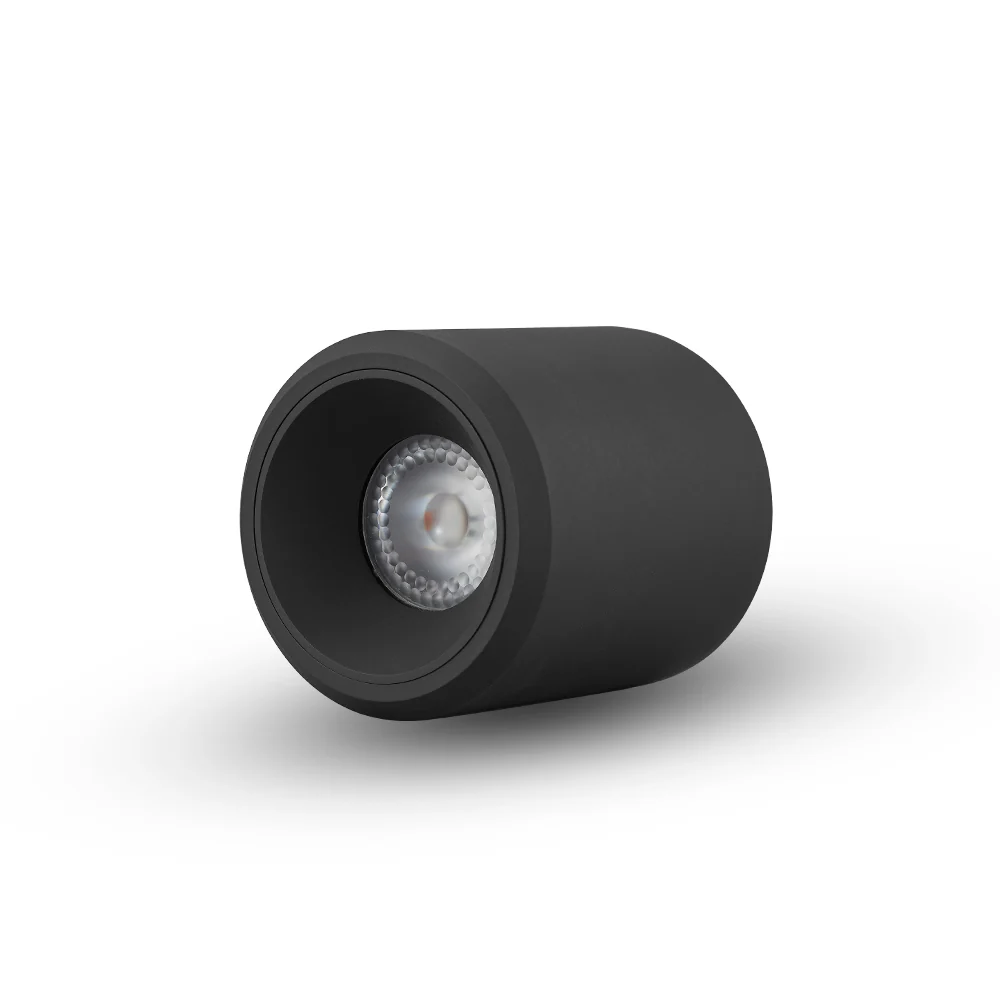 VONN NODE VMCL001901C020BL 4.25" 1 LIGHT ROUND 100-277V LED SURFACE MOUNTED DOWNLIGHT, ETL CERT, COMMERCIAL GRADE, Black - Image 4