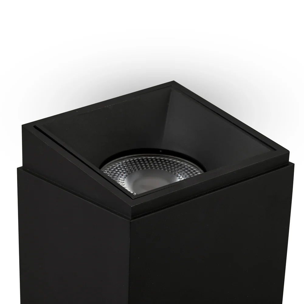 VONN NODE VMCL001901D020BL 4" 1 LIGHT SQUARE 100-277V LED SURFACE MOUNTED DOWNLIGHT, ETL CERT, COMMERCIAL GRADE, Black - Image 5