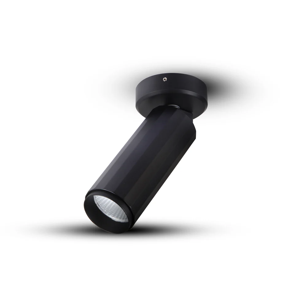 VONN ORBIT VMCL004101A008BL 2.75" 1 LIGHT LED ADJUSTABLE SURFACE MOUNTED SPOTLIGHT, ETL COMMERCIAL GRADE, Black - Image 3