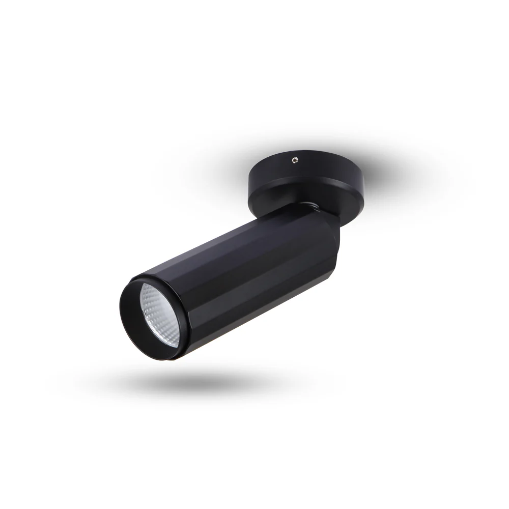 VONN ORBIT VMCL004101A008BL 2.75" 1 LIGHT LED ADJUSTABLE SURFACE MOUNTED SPOTLIGHT, ETL COMMERCIAL GRADE, Black - Image 5