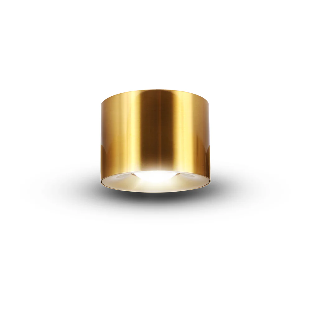 VONN NODE VMCL004601B012AB 4.25" 1 LIGHT LED SURFACE MOUNTED DOWNLIGHT, ETL CERTIFIED, COMMERCIAL GRADE, ANTIQUE BRASS - Image 4