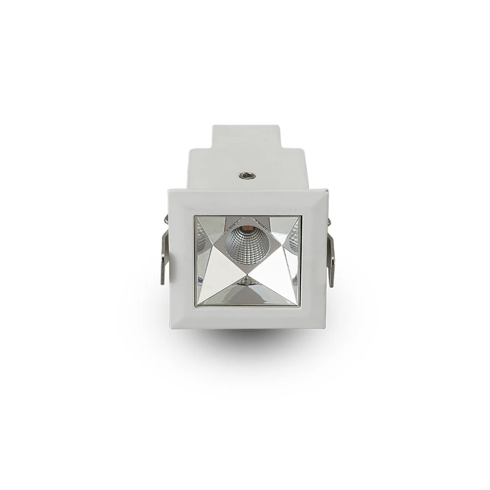 VONN RUBIK VMDL000601A003WH 1.75" 1 LIGHT LED RECESSED DOWNLIGHT W/TRIM ETL CERTIFIED, COMMERCIAL GRADE, White