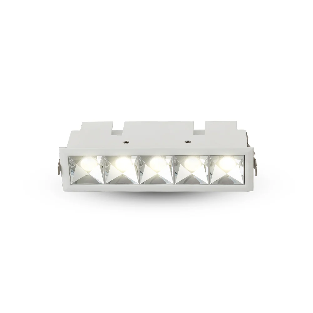 VONN RUBIK VMDL000605A012WH 6.5" 5 LIGHT LED RECESSED DOWNLIGHT W/TRIM ETL CERTIFIED, COMMERCIAL GRADE, White - Image 2