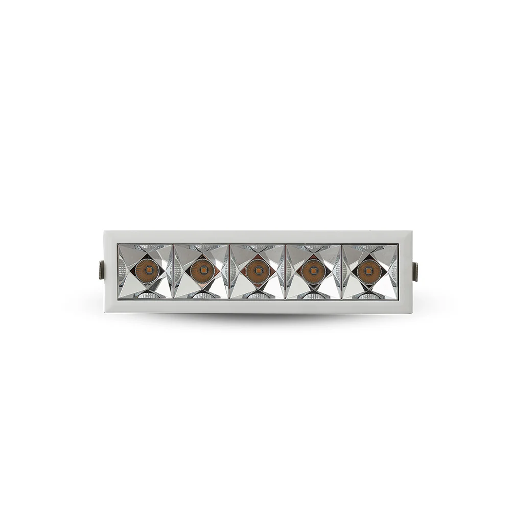VONN RUBIK VMDL000605A012WH 6.5" 5 LIGHT LED RECESSED DOWNLIGHT W/TRIM ETL CERTIFIED, COMMERCIAL GRADE, White - Image 3