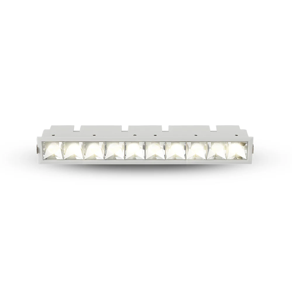 VONN RUBIK VMDL000610A024WH 12.5" 10 LIGHT LED RECESSED DOWNLIGHT W/TRIM ETL CERTIFIED, COMMERCIAL GRADE, White - Image 2