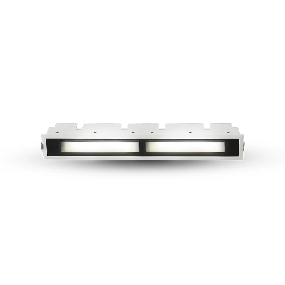 VONN SLICE VMDL000610E024WH 12.5" 2 LIGHT LED RECESSED WALL WASHER W/TRIM ETL CERTIFIED COMMERCIAL GRADE, White - Image 2