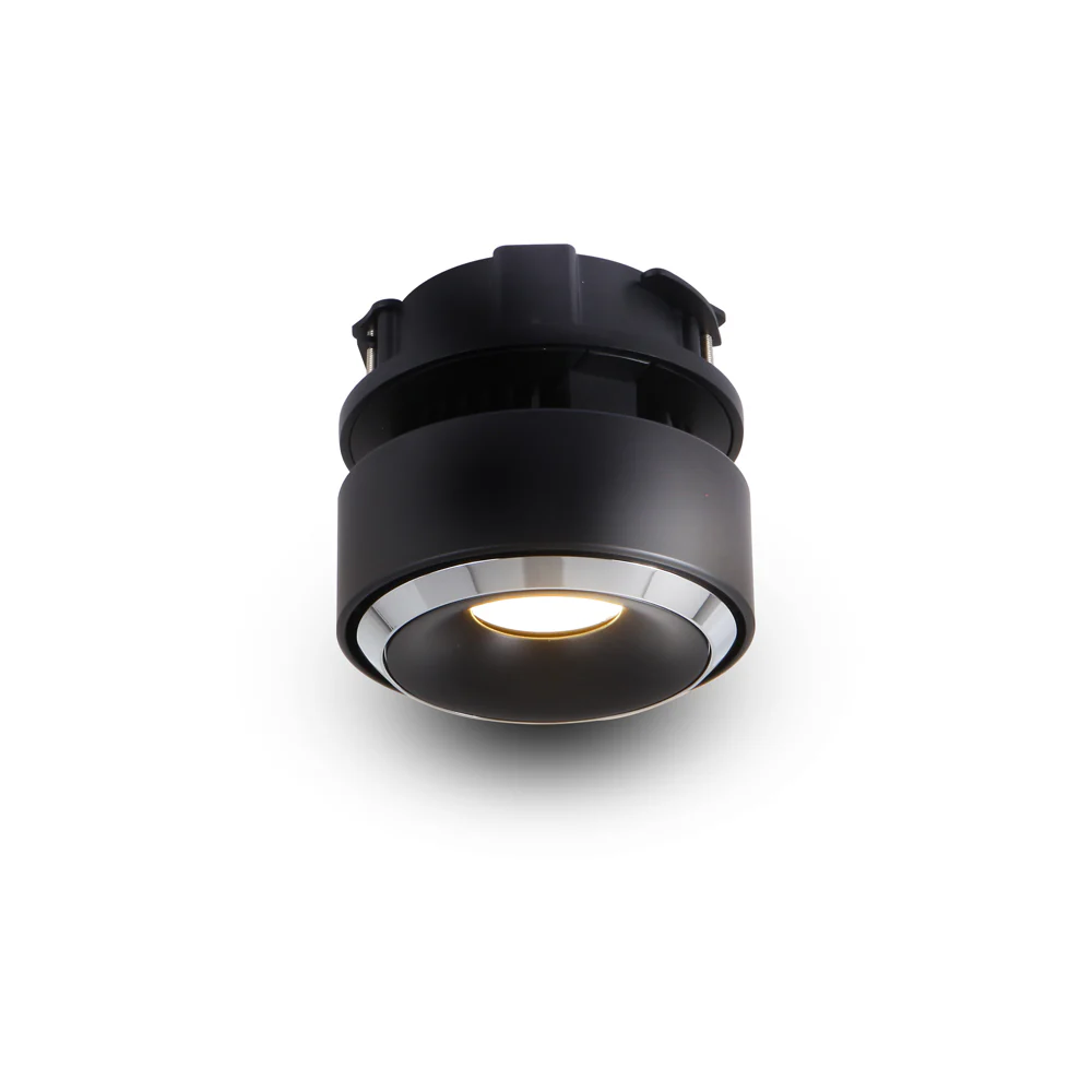 VONN ORBIT VMDL000701A020BL 4.25" 1 LIGHT LED FLUSH MOUNTED ADJUSTABLE DOWNLIGHT, ETL, COMMERCIAL GRADE, Black - Image 3