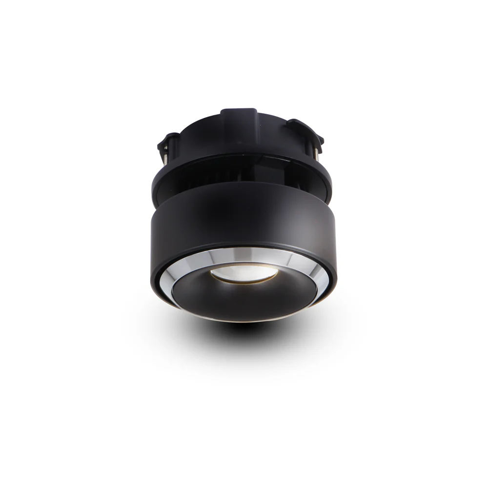 VONN ORBIT VMDL000701A020BL 4.25" 1 LIGHT LED FLUSH MOUNTED ADJUSTABLE DOWNLIGHT, ETL, COMMERCIAL GRADE, Black - Image 4