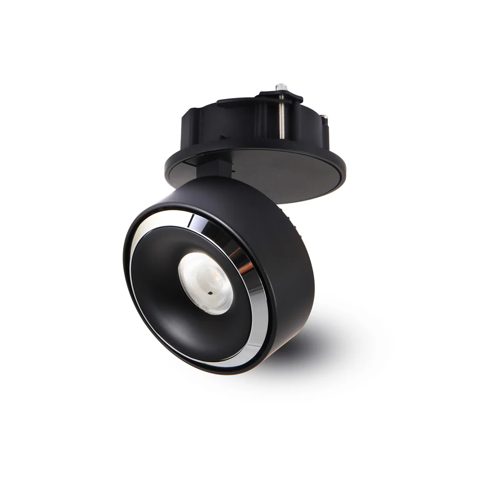 VONN ORBIT VMDL000701A020BL 4.25" 1 LIGHT LED FLUSH MOUNTED ADJUSTABLE DOWNLIGHT, ETL, COMMERCIAL GRADE, Black - Image 7
