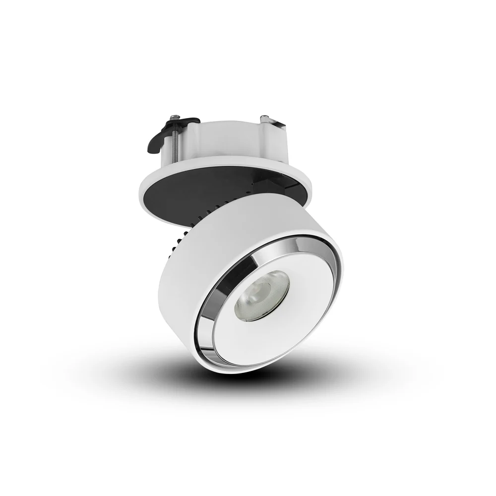 VONN ORBIT VMDL000701A020WH 4.25" 1 LIGHT LED FLUSH MOUNTED ADJUSTABLE DOWNLIGHT, ETL, COMMERCIAL GRADE, White - Image 3