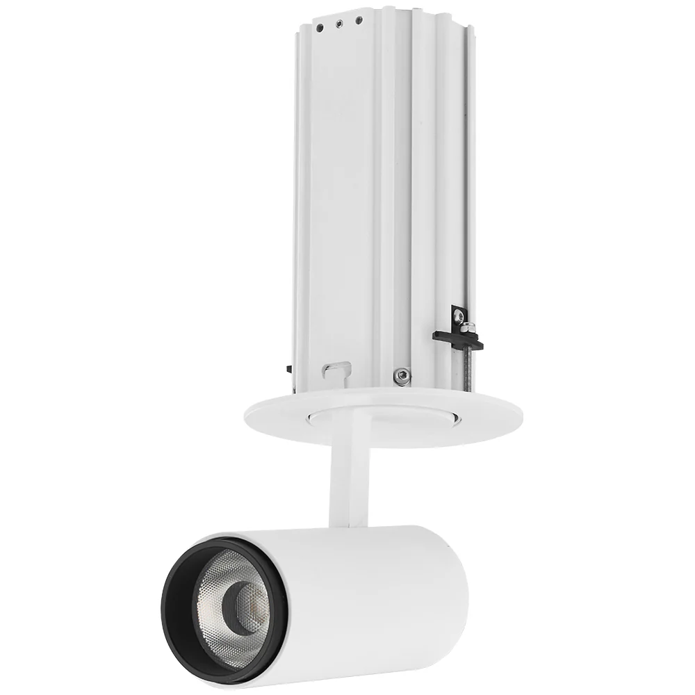 VONN TELESCOPICA VMDL003001A007WH 3" 1 LIGHT 6W LED ADJUSTABLE RECESSED SPOTLIGHT, ETL, COMMERCIAL GRADE, White - Image 2