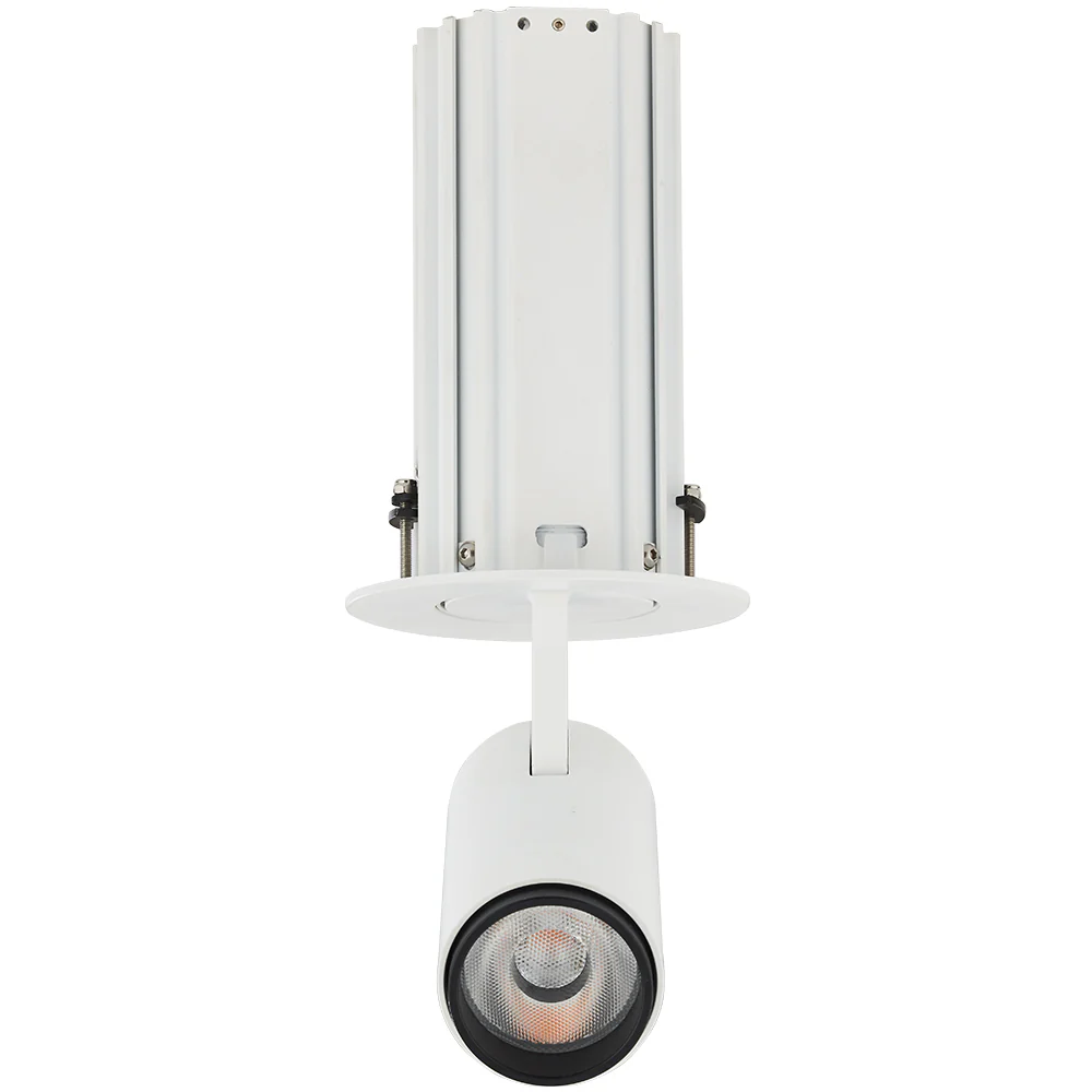 VONN TELESCOPICA VMDL003001B012WH 3.75" 1 LIGHT LED ADJUSTABLE RECESSED SPOTLIGHT, ETL, COMMERCIAL GRADE, White - Image 3