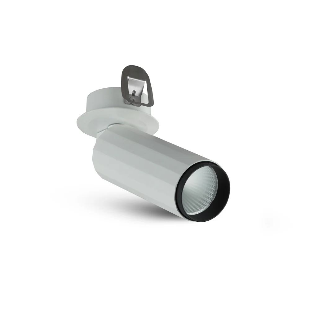 VONN ORBIT VMDL004101A008WH 2.75" 1 LIGHT LED ADJUSTABLE FLUSH MOUNTED SPOTLIGHT, ETL, COMMERCIAL GRADE, White