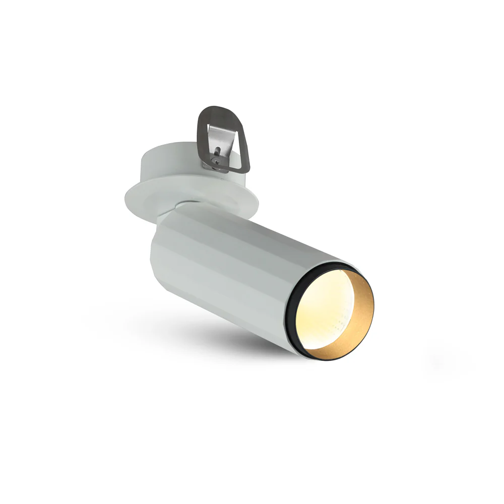 VONN ORBIT VMDL004101A008WH 2.75" 1 LIGHT LED ADJUSTABLE FLUSH MOUNTED SPOTLIGHT, ETL, COMMERCIAL GRADE, White - Image 2