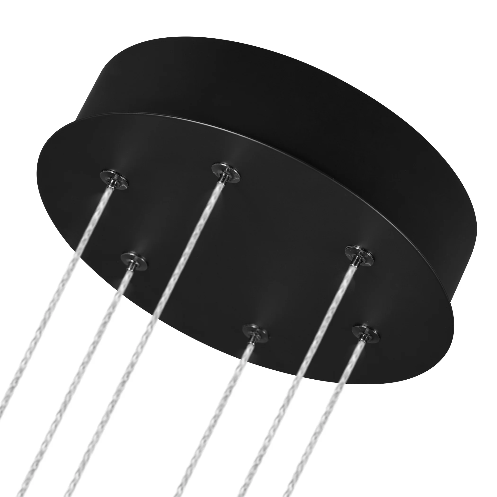 VONN Sirius VMP25030BL 40" ETL Certified Integrated LED Pendant, Height Adjustable Chandelier in Black - Image 13
