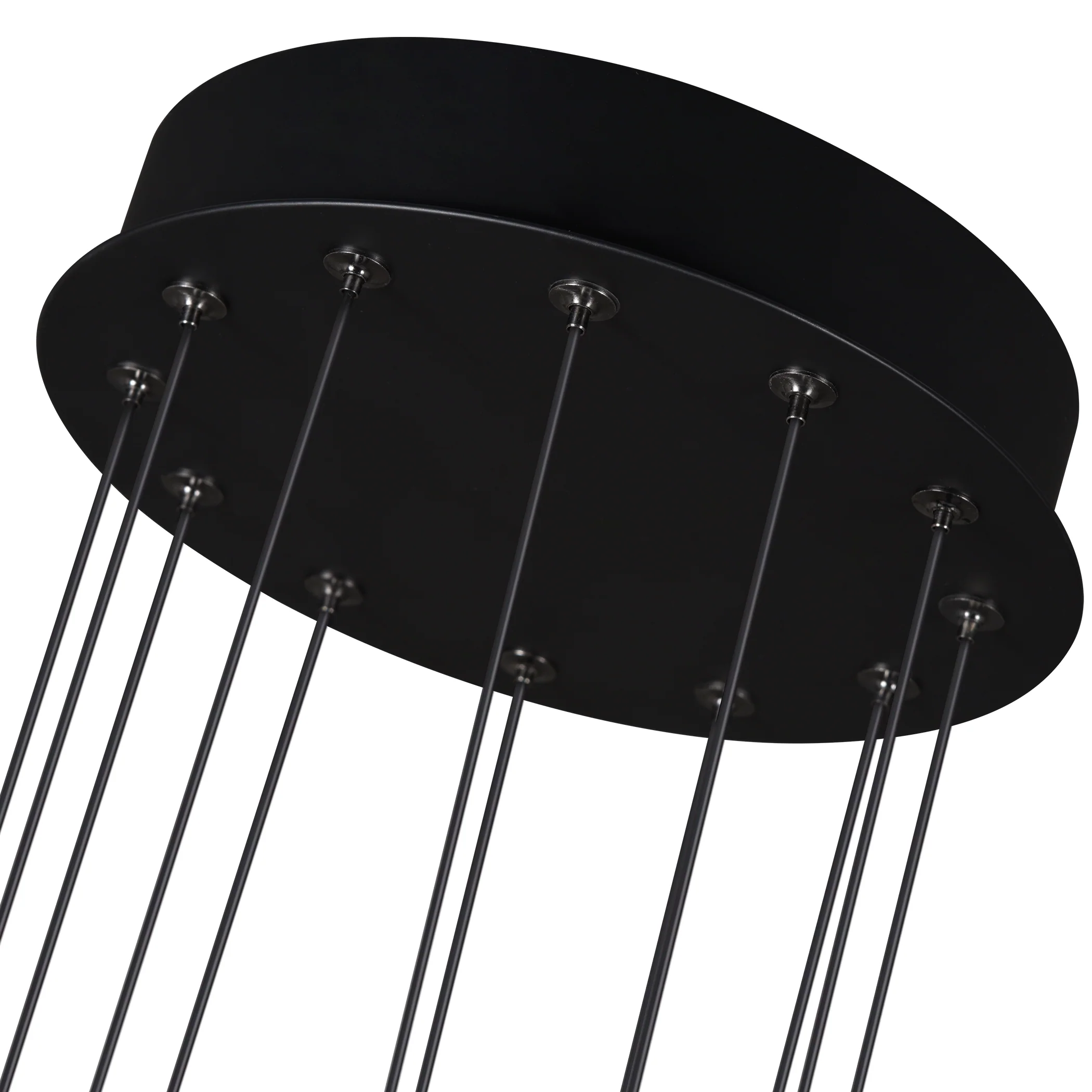 VONN Sirius VMP25060BL 32" Integrated LED ETL Certified Pendant, Height Adjustable Chandelier in Black - Image 13