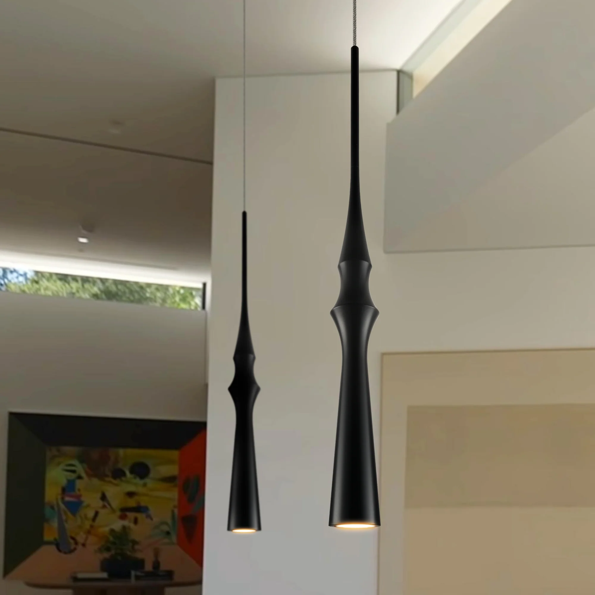 VONN Polaris VMP26710BL 5" ETL Certified Integrated LED Height Adjustable Pendant Light in Black - Image 3