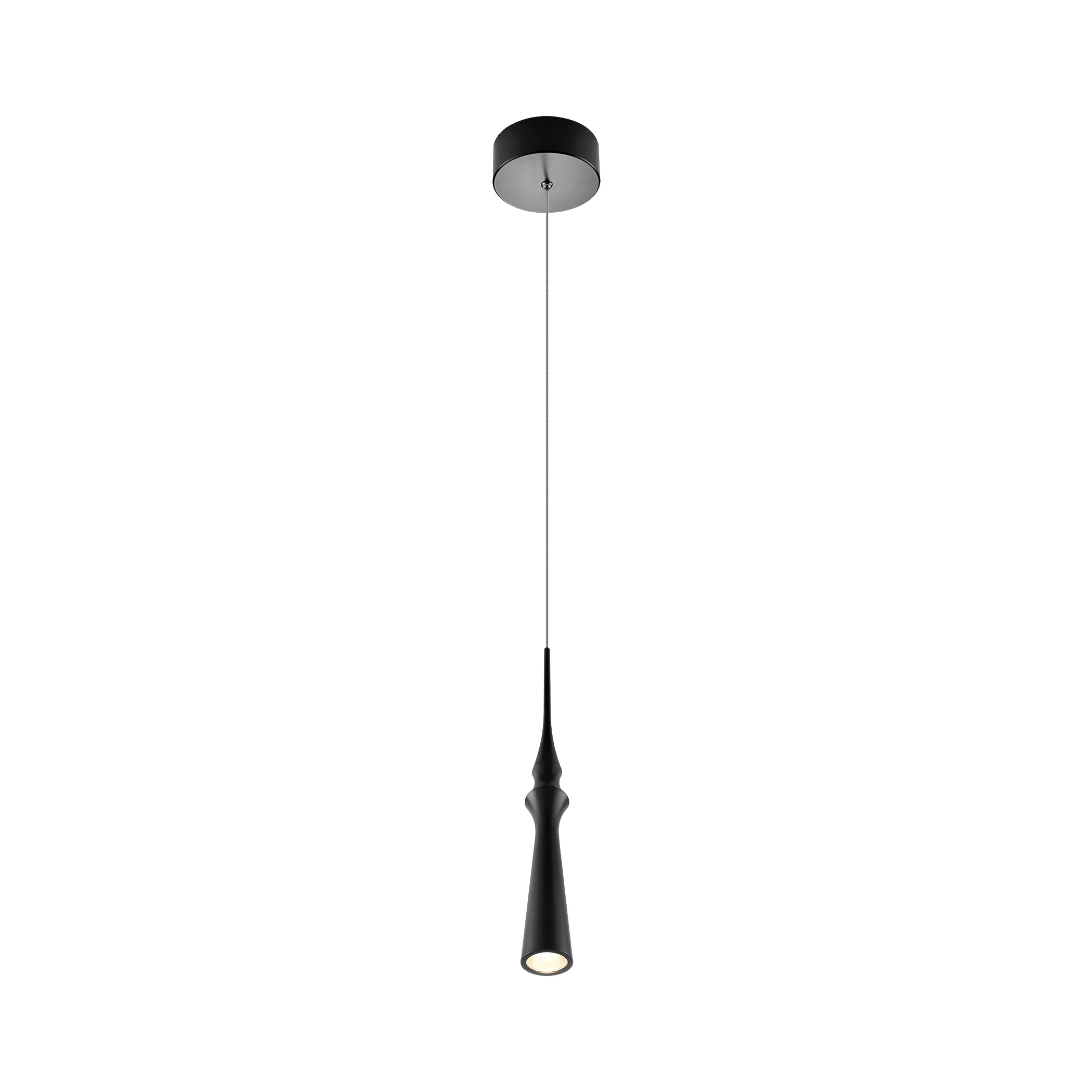 VONN Polaris VMP26710BL 5" ETL Certified Integrated LED Height Adjustable Pendant Light in Black - Image 7