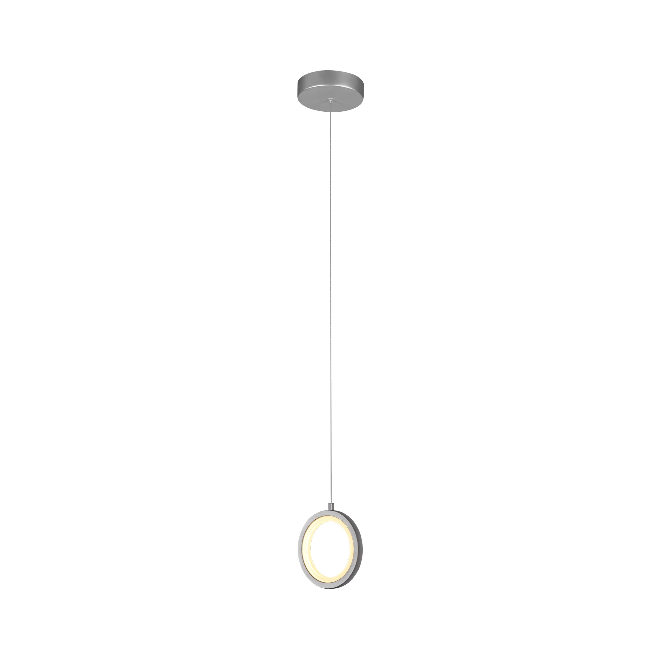 VONN Tania VMP27300AL 5" ETL Certified Integrated LED Height Adjustable Pendant Light in Silver - Image 6
