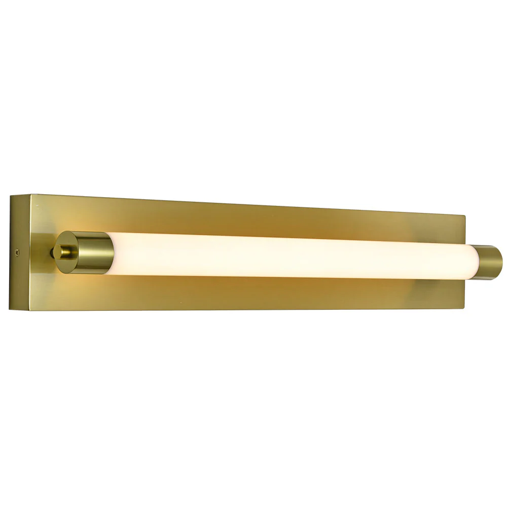 VONN Procyon VMW11800AB 24" Integrated LED ADA Compliant ETL Certified Bathroom Wall Lighting Fixture, Antique Brass - Image 8