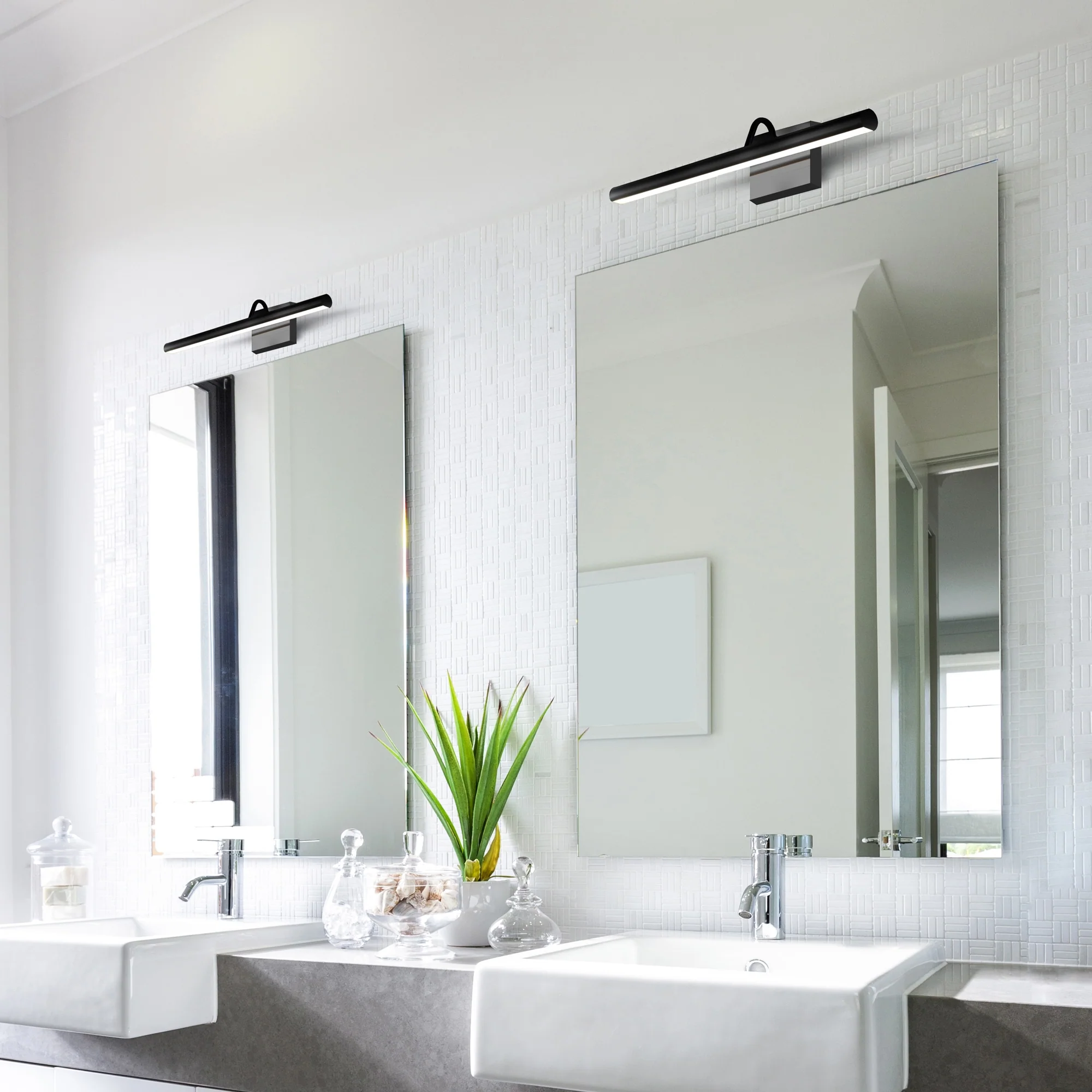 VONN Procyon VMW11900BL 24" Integrated LED ETL Certified Bathroom Wall Lighting Fixture, Black - Image 3