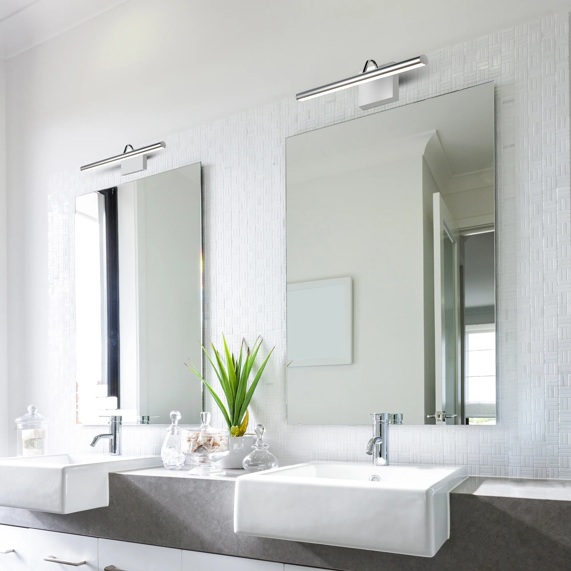 VONN Procyon VMW11900CH 24" Integrated LED ETL Certified Bathroom Wall Lighting Fixture, Chrome - Image 3