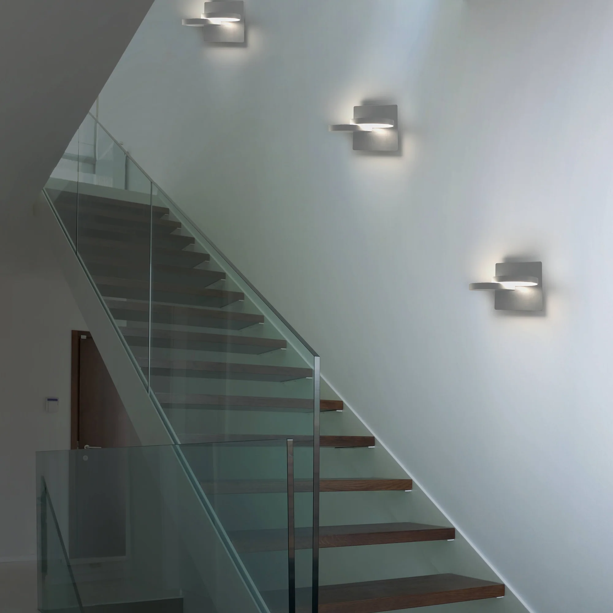 VONN Eclipse VMW17000AL 7" Rotative ETL Certified Integrated LED Wall Sconce Light Fixture in Silver - Image 3