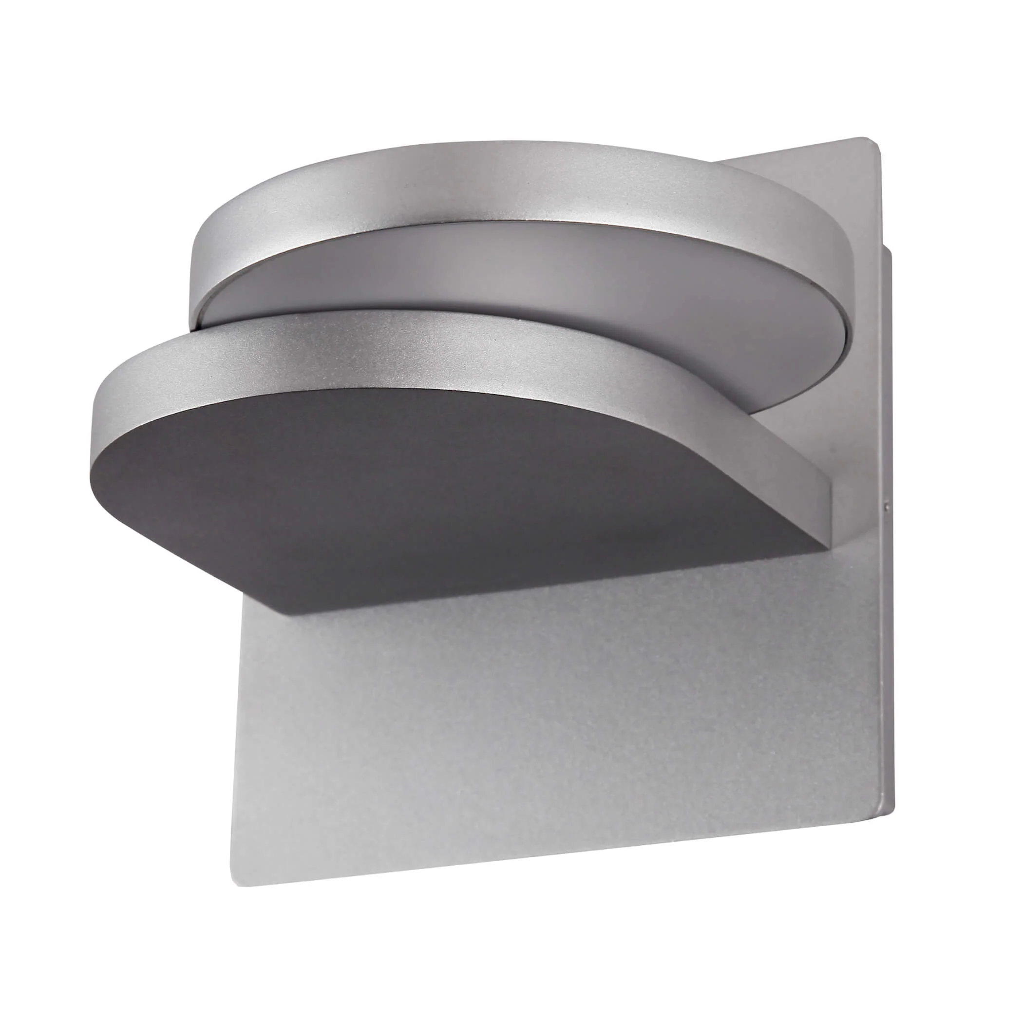 VONN Eclipse VMW17000AL 7" Rotative ETL Certified Integrated LED Wall Sconce Light Fixture in Silver - Image 6