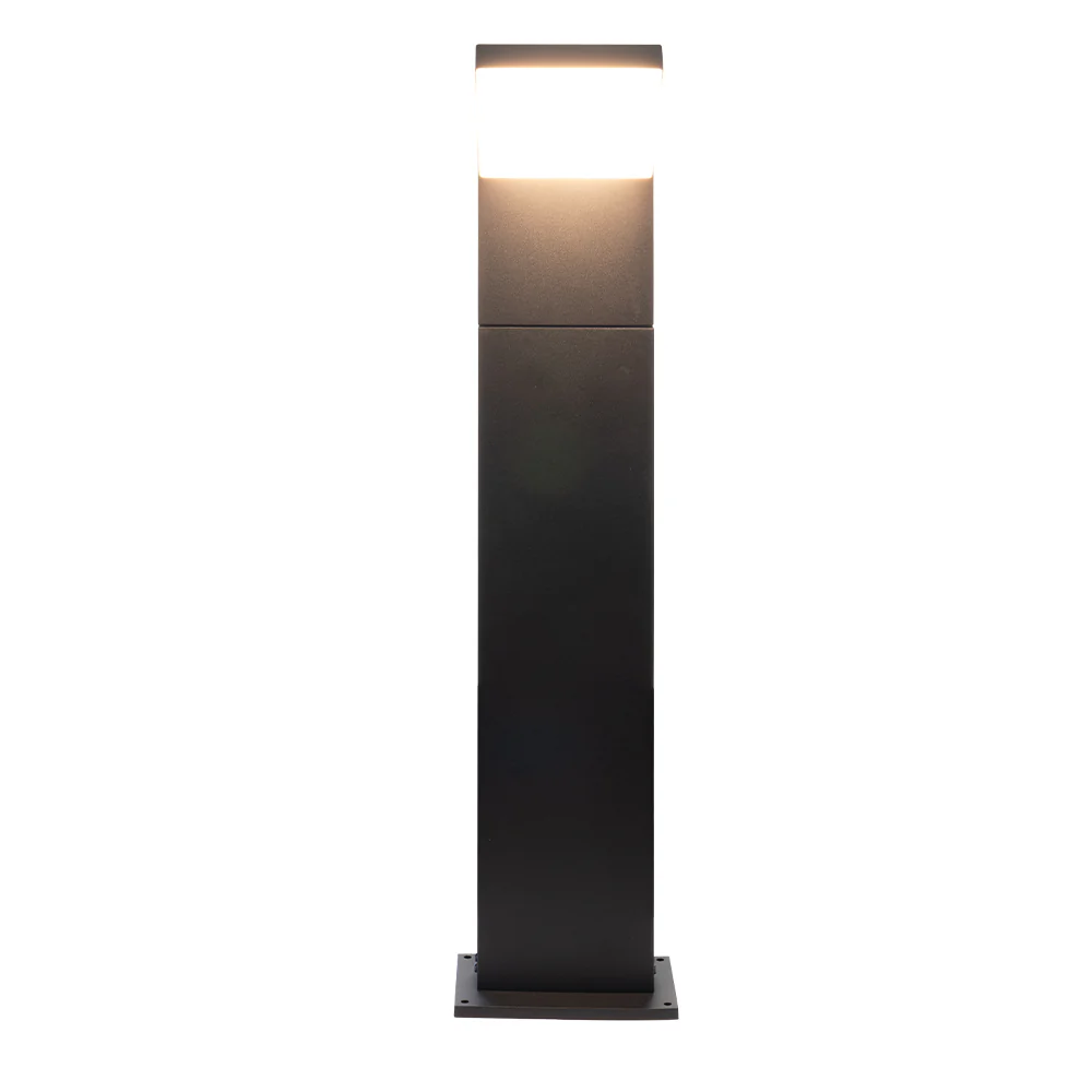 VONN Modern VOB192208BL 32" 100-277V 10-Watt ETL Certified Integrated LED Outdoor Bollard, Matte Black - Image 8
