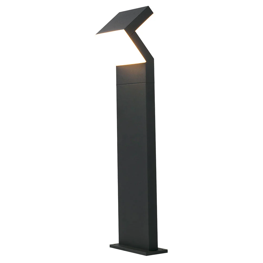 VONN Modern VOB226088BL 32" 100-277V 17-Watt ETL Certified Integrated LED Outdoor Bollard in Matte Black - Image 7