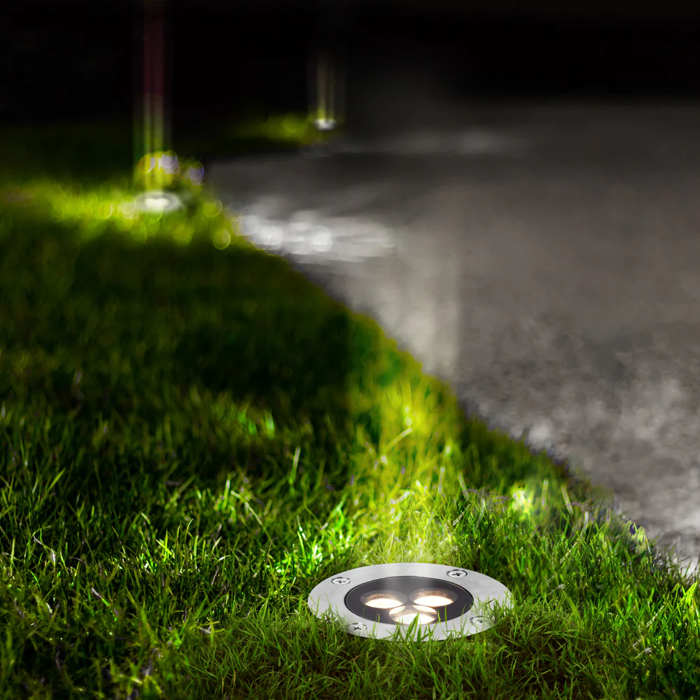 VONN 5" Modern VOI19018SS Low-Voltage 3-Watt Integrated LED Outdoor In-Ground Light - Image 3
