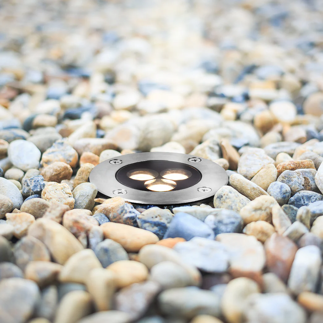 VONN 5" Modern VOI19018SS Low-Voltage 3-Watt Integrated LED Outdoor In-Ground Light - Image 5