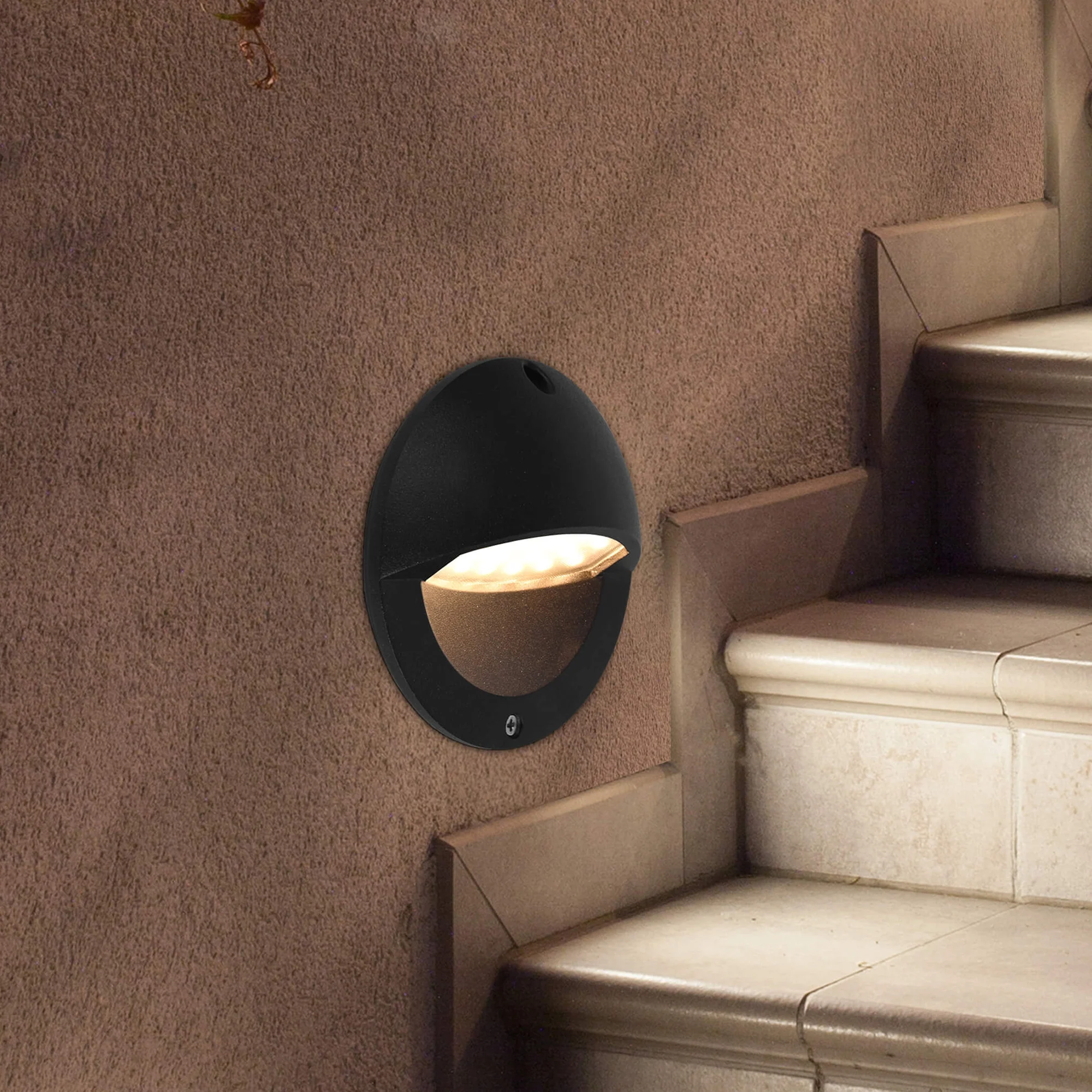 VONN 5" Modern VOS50128BL Low-Voltage 3-Watt ETL Certified Integrated LED Outdoor Steps Light Matte Black - Image 3