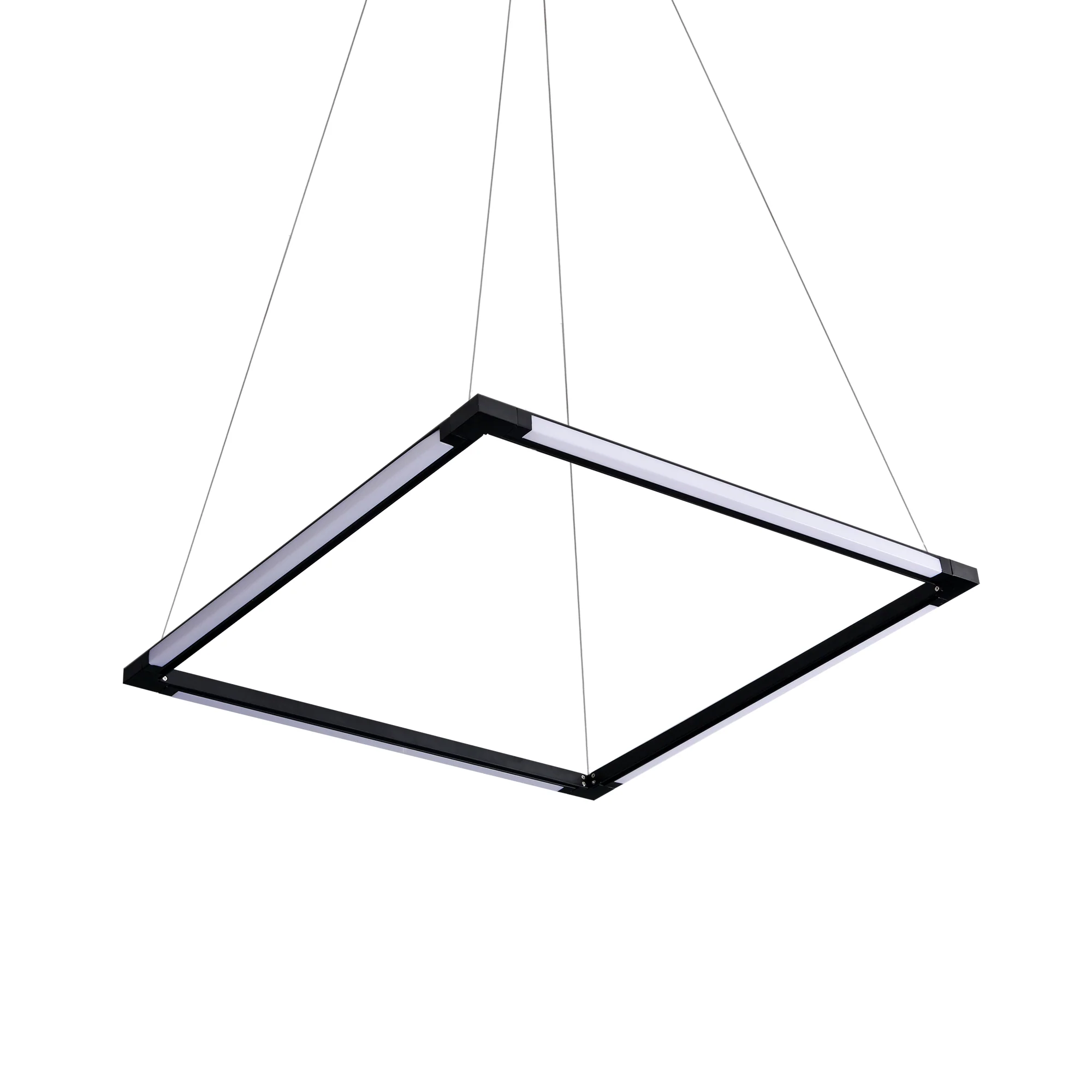 VONN Atria VRC39104BL 24" Integrated LED ETL Certified Height Adjustable Square Chandelier, 180 Rotation of Axes - Image 9