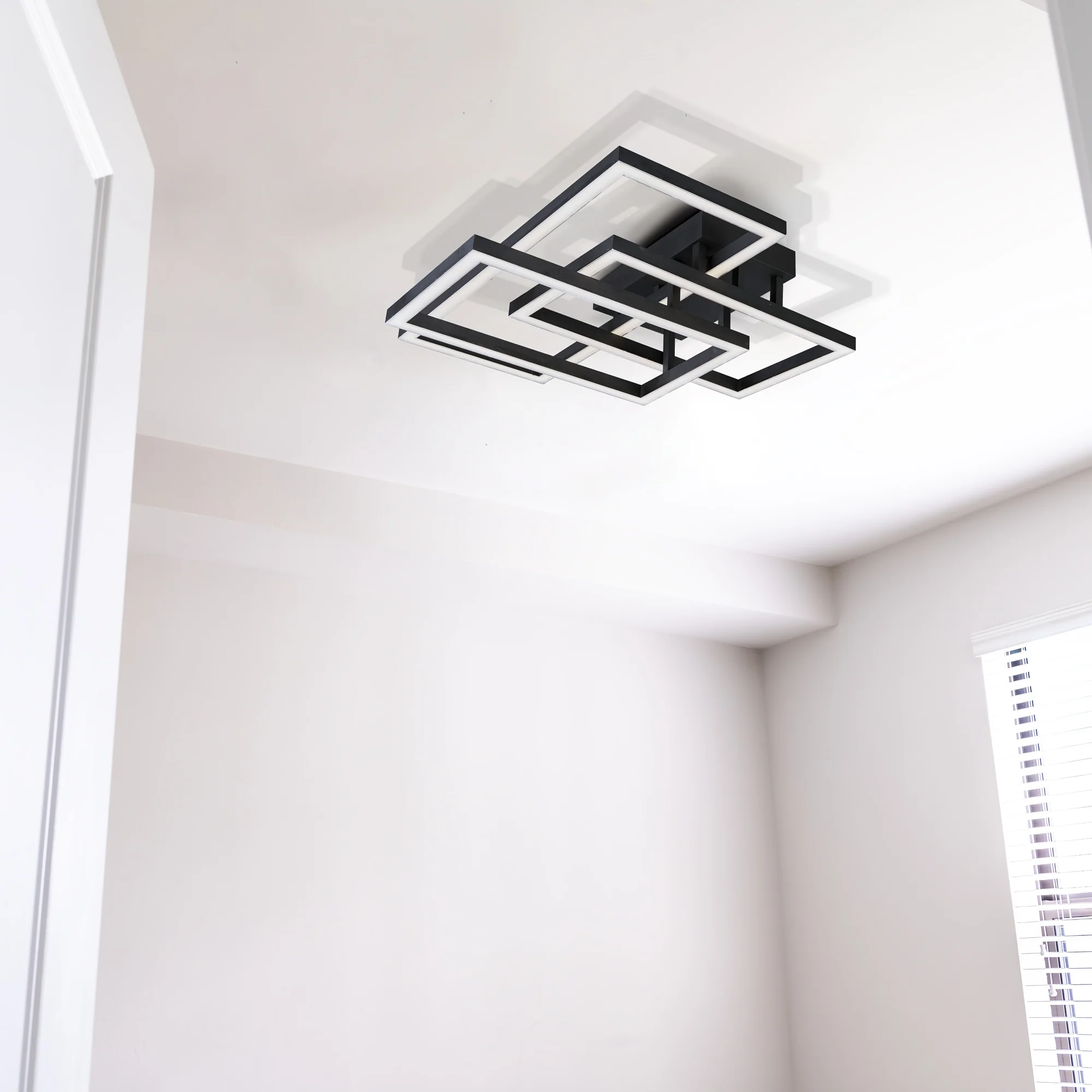 VONN Radium VRCF49103BL 28" ETL Certified Integrated LED Ceiling Lighting Rectangular Semi Flush in Black - Image 6