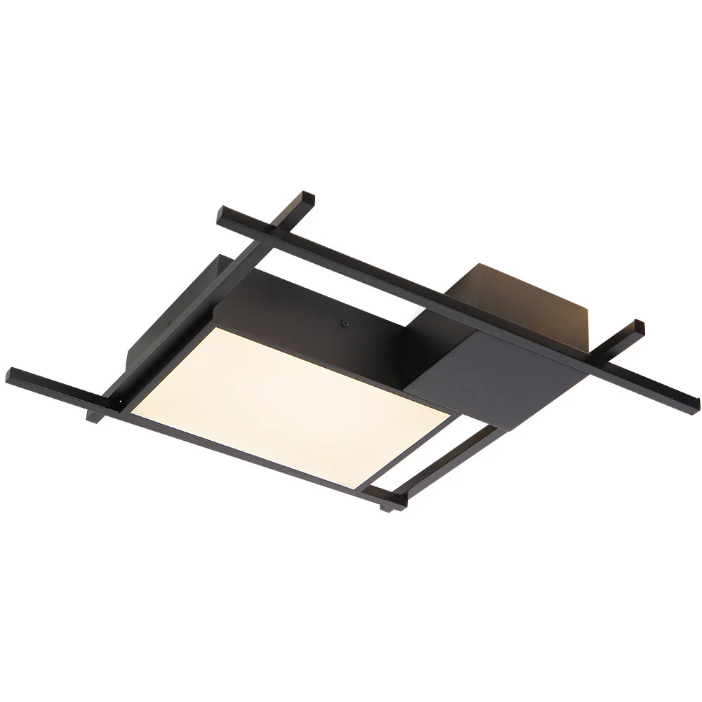 VONN Radium VRCF49304BL 19" Integrated LED ETL Certified Ceiling Lighting Rectangular Semi Flush in Black - Image 10
