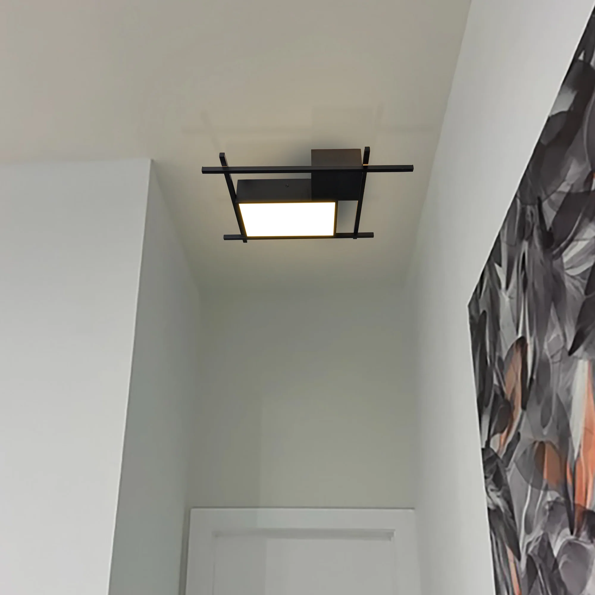 VONN Radium VRCF49304BL 19" Integrated LED ETL Certified Ceiling Lighting Rectangular Semi Flush in Black - Image 5