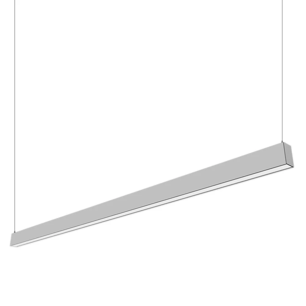 VONN Slim VSL4D10035KAL 1.3" 4 FT LED Direct Downlight Suspended /Surface Mount Linear Lighting, 100-277V, 41W, 3500K, Aluminum - Image 7